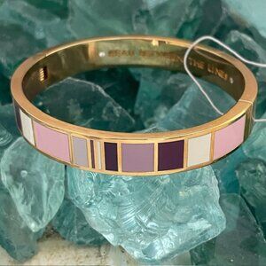 KATE SPADE BANGLE "READ BETWEEN THE LINES" HINGED CLOSE NWT